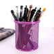thumbnail image 5 of 2pcs 3.5 inch Round Mesh Steel Pencil Holder (Purple), 5 of 5