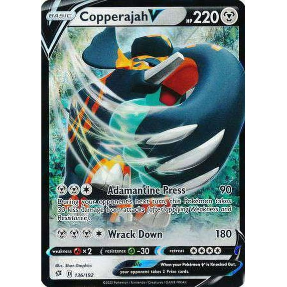 Pokemon Rebel Clash Copperajah V #136