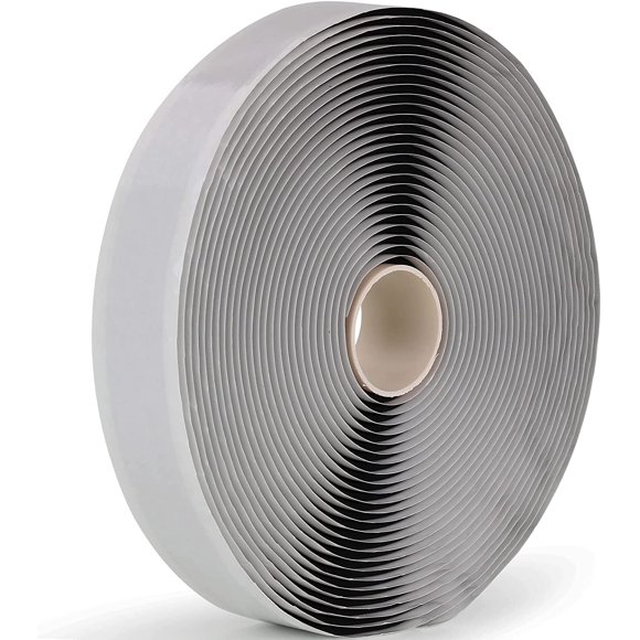 Cinta de butilo LLPT BST233 negra de 2,54 cm x 10 m para reparación de EPDM RV