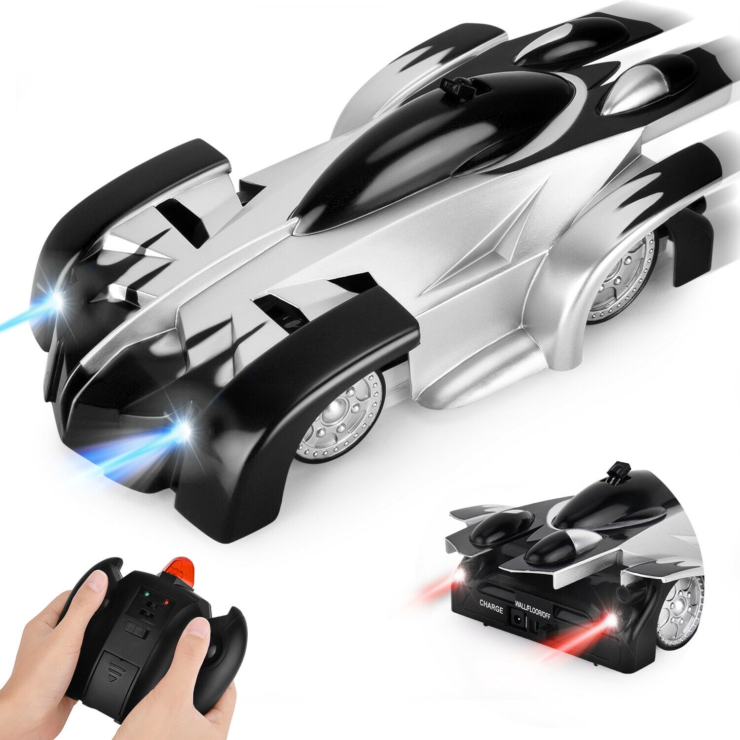 Owl�sYard Wall Climbing RC Cars, USB Rechargeable Remote