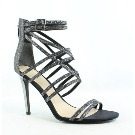 Guess Lined Sandals - GUESS Womens Gwpretier5 Pewter Sandals Size 9.5