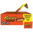 thumbnail image 1 of Milk Chocolate Snack Size Peanut Butter Cups, Candy Pantry Pack, 13.75 oz (25 Pieces), 1 of 5