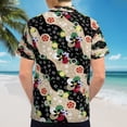 thumbnail image 6 of High Quality Hawaiian Shirts for Men Short Sleeve Aloha Beach Shirt Floral Summer Casual Button Down Shirts Blouses E5N3GJ, 6 of 7