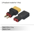 thumbnail image 3 of Adaptador de conector Uxcell 2Pcs XT90 macho a T-Plug hembra XT90 hembra a T-Plug macho para batería RC, convertidor de batería LiPo RC, 3 of 6