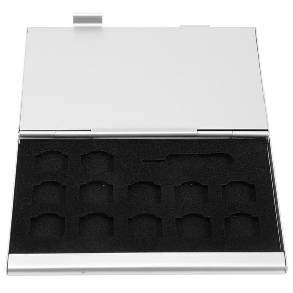 GETAJGHSD 1Pack Aluminium Card Holder for Sim Cards with Waterproof Function 9X6Cm
