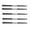 Brown, variant on Giftesty 5 Pairs 22cm Stainless Steel Threaded Chopsticks Reusable Dishwasher Safe for Chinese Korean Dining Cuisine