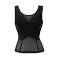 thumbnail image 5 of GENEMA Womens Underbust Waist Corset Vest Tummy Control Shapewear Postpartum Hourglass Body Shaper Cincher Tank Top with Hooks, 5 of 16