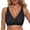 a-Black, variant on Women's Elegant Strappy Tankini for Solid Hook Neck Full Coverage Tankini Top for Beach Pool and Resort Wear Front Tie Skirt Set Sports Bra Bathing Suit Top Non Binary Swimsuit Top 1x Two