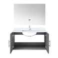 thumbnail image 5 of Durable and Spacious - 36-inch Dark Grey Bath Vanity with White Quartz Top and LED Mirror for Long - lasting Bathroom Use, 5 of 5