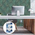 thumbnail image 6 of Yayeee Toggle Light Switch Wall Plate 1-Gang 4.5"x2.7" Home Decorative Outlet Cover, Blue and Gray Plaid Pattern, 6 of 7