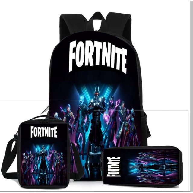 Mochila Fortnite Mochila escolar de tres piezas de gran capacidad para estudiantes Sailing Electrónica