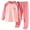 Pink, variant on 18M - 17Y Boys Girls 2 Pcs Pajamas Set Winter Fall Warm Half-Turtleneck Color Block Long Sleeve Sleepwear Pj Cartoon Shirt Pant Outfits Clothing Set for Baby Toddler Kids Grey 14-15 Years