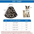 thumbnail image 3 of Leopard Soft Cat Dog Recovery Collar Adjustable Cat Cone Wound Healing Protective After Surgery for Cats, 3 of 7