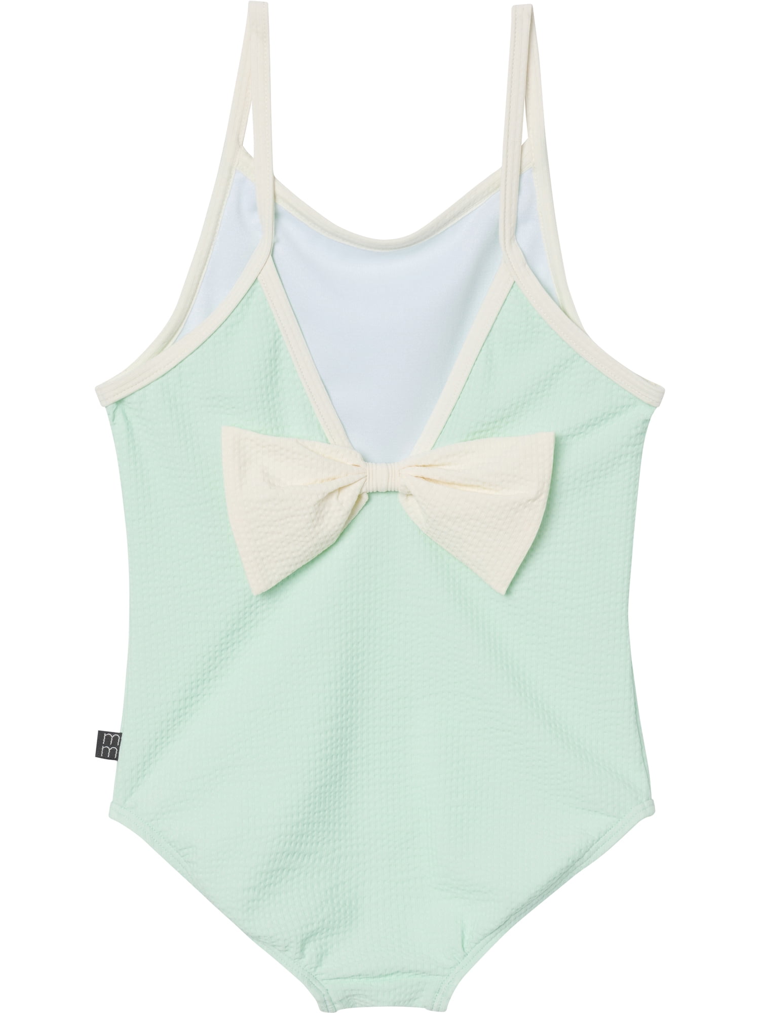 Modern Moments by Gerber Baby and Toddler Girl One-Piece Swimsuit with Bow, 0/3M-5T