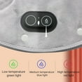 thumbnail image 3 of Lifeweb Thermaease Pro Heated Neck Shoulder Wrap Massager with 3 Heat & Vibration Modes, USB Portable Heating Fast Warming Auto Shut Off, Gray Pink Yellow Purple, 3 of 7