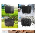 thumbnail image 2 of Mosiee Round Patio Bar Height Table And Chair Cover,Outdoor Round Patio Table Cover, 2 of 9