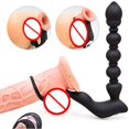 thumbnail image 2 of Masajeadores de varita masculina vibratoria 3 en 1, Control remoto recargable, espalda, cuello, hombros, relajación, masaje, vibrador de próstata, hombres, vibración múltiple, resistente al agua, 2 of 4