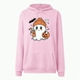 thumbnail image 6 of Towmus Women Cute Pattern Hoodie Girl Halloween Pumpkin Face Tops Cartoon Sweatshirt Long Sleeve Casual Streetwear, 6 of 6