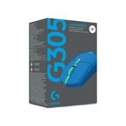 Logitech G305 LIGHTSPEED Wireless Gaming Mouse, HERO Sensor, 12,000 DPI, Lightweight, 6 Programmable Buttons, 250h Battery, On-Board Memory, Compatible with PC, Mac, Blue