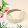 thumbnail image 6 of Unique Bargains 1 Pc Fashion Flat Raffia Straw Headband for Women for Girls 5.91"x1.57" Beige, 6 of 6