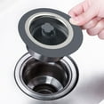 thumbnail image 5 of Homerr Stainless Steel Kitchen Sink Pop-up Core Floor Drain Strainer Plug Stainless Steel Sink Drain Strainer - 3-in-1, Leak-Proof, Fine Mesh Filter, 5 of 9