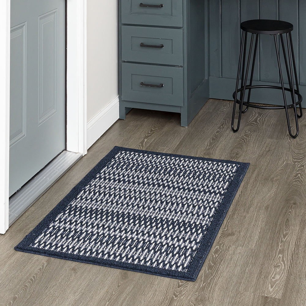 Mohawk Home Silvestre Border Indoor Area Rug, Dark Blue, 30" x 45"