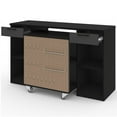 thumbnail image 3 of Bestar Lincoln Garage Workbench and Mobile Storage Unit in Black, 3 of 7