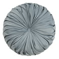 thumbnail image 2 of Saro Lifestyle 6005.BH14R 14 in. Round Velvet Pintucked Throw Poly Filled Pillow, Blush, 2 of 5