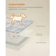 thumbnail image 3 of FEANDREA Manta para Perros, Repelente al Agua, Manta Larga de Felpa para Perros Miniatura, Gatos, Protección de Sofá, 73 x 63 cm, Reversible Gris Ombré, 3 of 5