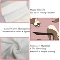 thumbnail image 5 of 1 Pcs Hanging Towels, Dish Towels Cartoon Sloths Absorbent Hand Towels with Hanging Loop Washcloth for Bathroom Kitchen, 5 of 7