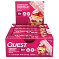 thumbnail image 4 of Quest Strawberry Shortcake Flavor Protein Bar, Gluten Free, High Protein, 12 Count, 4 of 9