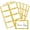 Gold, variant on 400 Pcs 2"×3" Elegant Gold Border Name Tag Stickers – Writeable Adhesive Name Badge Labels | Versatile for Office, School, Party, Conferences & Home Organization Projects