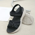 thumbnail image 4 of Mostsola Platform Sandals for Women Trendy Walking Shoes Comfort Adjustable Wedge Sandals, 4 of 9