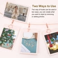 thumbnail image 3 of Wall Hanging Photo Display Cable Wire Rod with 10 Clips, 5Ft Hanging Picture Frames Collage Rose Gold, 3 of 6