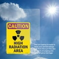 thumbnail image 6 of High Radiation Area With Symbol OSHA Caution Radiation Aluminum Sign 24 Inch x 18 Inch - 5 Pack, 6 of 8
