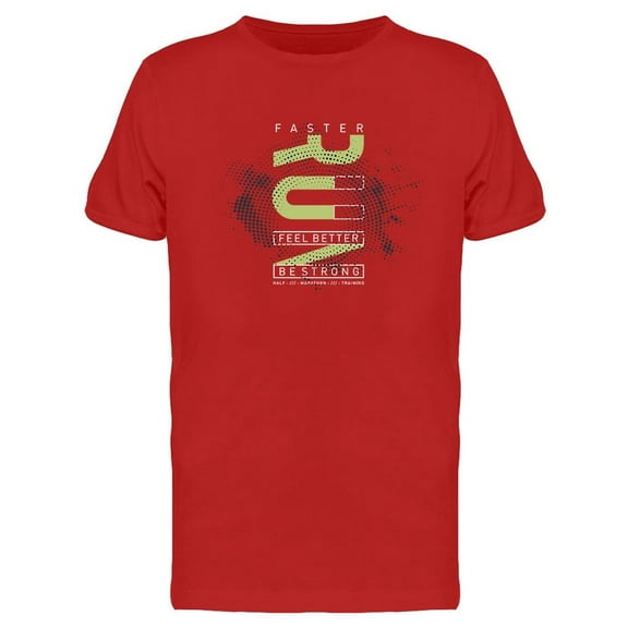 Run Faster T-Shirt Men -Image by Shutterstock, Male 3X-Large