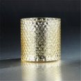 thumbnail image 1 of 5.5 x 5.5 in. Glass Candle Holder, Gold, 1 of 1