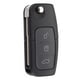 thumbnail image 4 of Llave de Control remoto plegable con tapa de 3 botones 433MHz 4D63 80Bit para Focus Mondeo Fiesta Galaxy FOB Case, 4 of 5