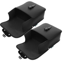 OUNONA Fashionable Electric Motorcycle Saddlebag Black for Easy Storage 1Pair