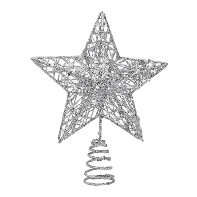 Adornos brillantes de Navidad Hugo decoración navideña para el hogar Plata