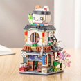thumbnail image 4 of Cute Street View Building Blocks, Cat Mini Building Blocks Toy, Halloween/Thanksgiving Day/Christmas gift, 4 of 5
