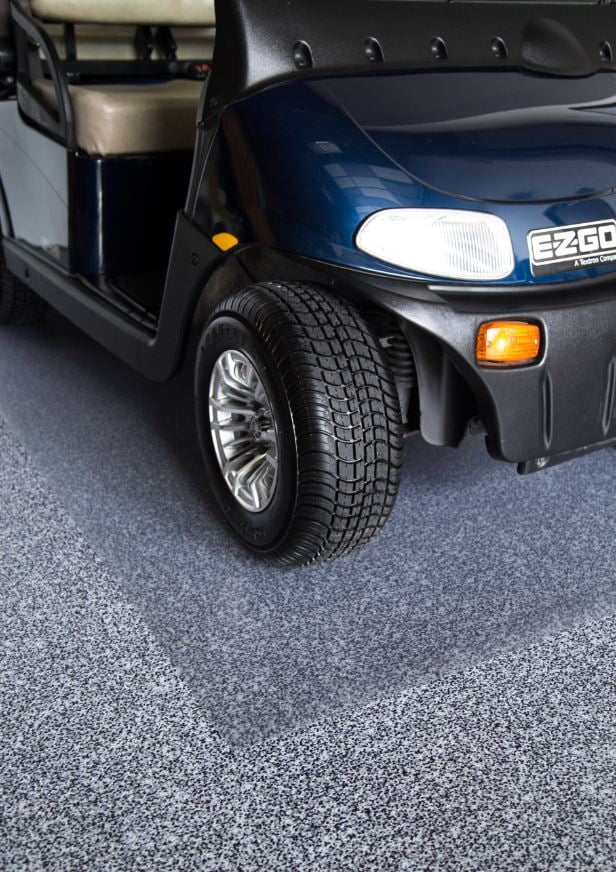 G-Floor Vinyl Floor Protector Mat for Under Golf Carts - Clear