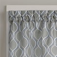 thumbnail image 3 of Curtainworks Morocco Scallop Valance Silver, Indoor, 100% Polyester, 58"W x 14"L, 1 Piece, Adult, 3 of 5