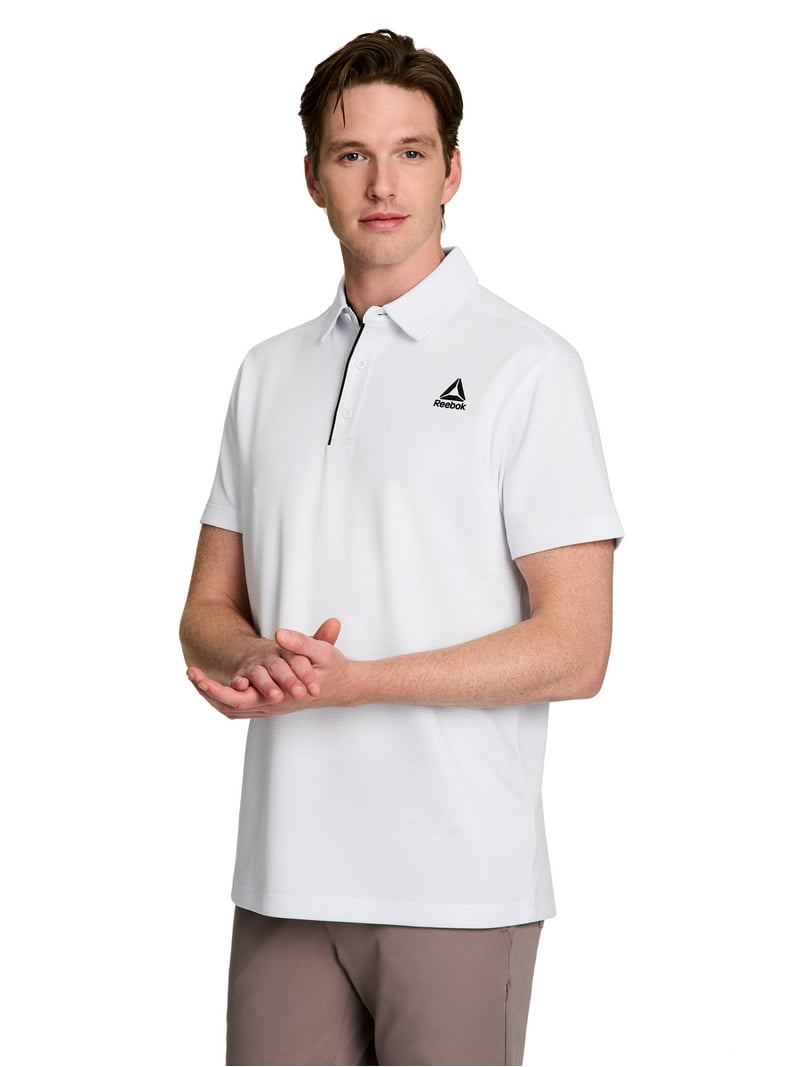 Reebok Men's and Big Men's Performance Polo Shirt, Sizes XS-5XL