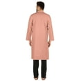 thumbnail image 4 of Atasi Indian Designer Kurta For Mens Party Wear Traditional Dress Solid Ethnic Long Shirt, 4 of 7