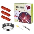 thumbnail image 1 of Parrilla de barbacoa desechable de encendido rápido, sin humo, evita quemaduras, portátil, para exteriores, para picnic, 28 cm/11 pulgadas, con 30 piezas de carbón., 1 of 14