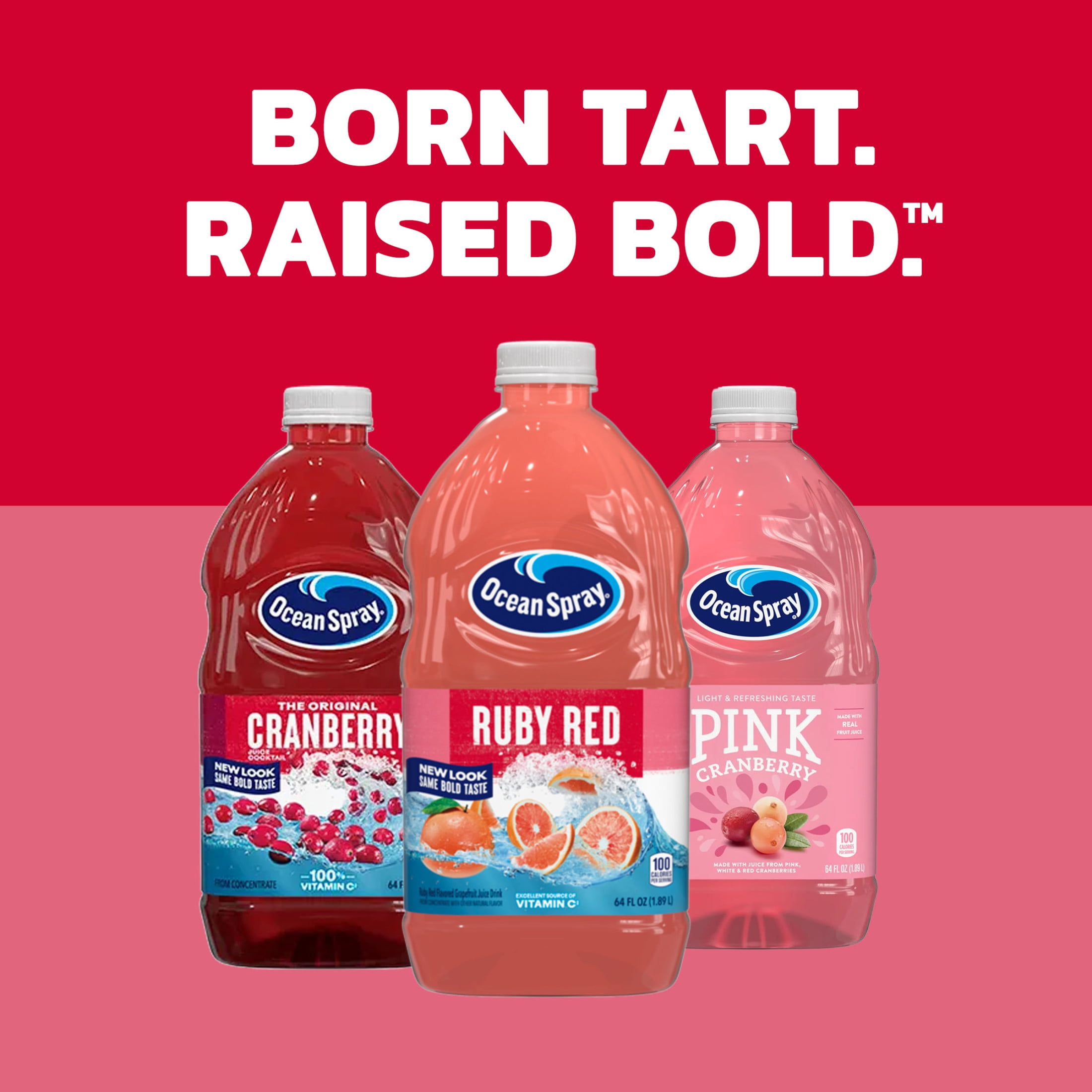 (2 pack) Ocean Spray® Ruby Red Grapefruit Juice Drink, 64 fl oz Bottle