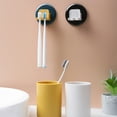 thumbnail image 4 of Naiovety 1 Juego de soporte para cepillo de ABS PP, autoadhesivo, secado sin perforaciones, colgador de taza para baño y hogar, accesorios de Almacenamiento y organización del hogar tipo 3 Naiovety HA080121-03, 4 of 6