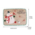 thumbnail image 3 of Ofertas de iluminación Mantel individual Xihbxyly bordado de muñeco de nieve, 3 of 5