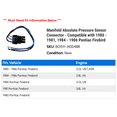 thumbnail image 2 of Manifold Absolute Pressure Sensor Connector - Compatible with 1980 - 1981, 1984 - 1986 Pontiac Firebird 1985, 2 of 2